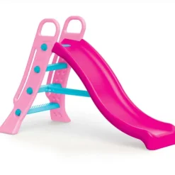 Dolu Height 104cm Big Pink Garden Slide with Water Feature