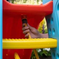 Dolu Height 104cm Big Red Garden Slide With Water Feature