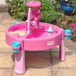 Dolu 3 in 1 Unicorn Themed Activity, Sand and Water Table With Lid