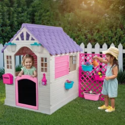 Dolu Pink and Purple Playhouse with Electronic Doorbell
