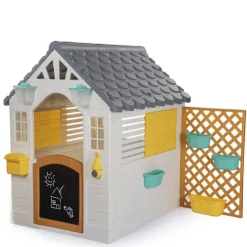 Dolu White and Yellow Playhouse with Electronic Doorbell