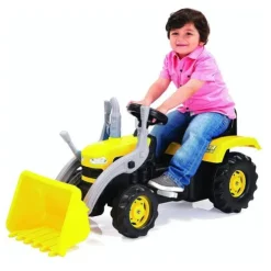 Dolu Yellow Pedal Tractor with Excavator Scoop