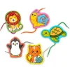 Early Learning Centre Animal Lacing Cards Craft Set