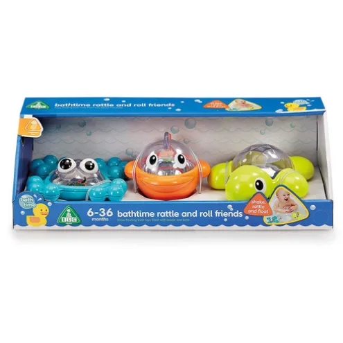 Early Learning Centre Bath Time Rattle and Roll Friends Bath Toy
