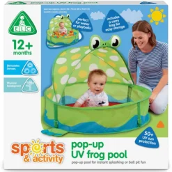 Early Learning Centre 1.3ft Pop-Up UV Frog Pool