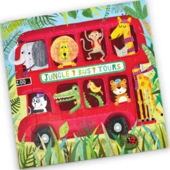 Early Learning Centre Jungle Bus 36 Piece Jigsaw Puzzle
