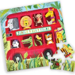 Early Learning Centre Jungle Bus 36 Piece Jigsaw Puzzle