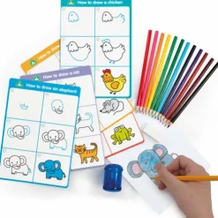 Early Learning Centre Learn To Draw Animals Craft Set