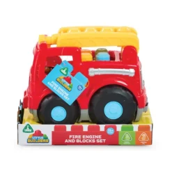 Early Learning Centre Little Builders Fire Engine Building Blocks