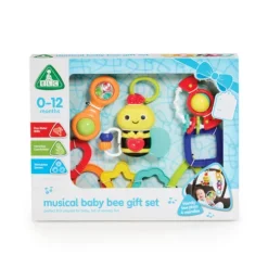 Early Learning Centre Musical Baby Bee Pram Toy Gift Set