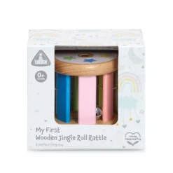 Early Learning Centre My First Wooden Jingle Roll Rattle