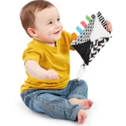 Early Learning Centre Sensory Square Pram Toy Black and White