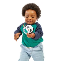Early Learning Centre Sensory Panda Rattle Black and White