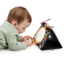 Early Learning Centre Sensory Mirror and Travel Toy Black and White