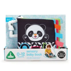 Early Learning Centre Sensory Book Pram Toy Black and White
