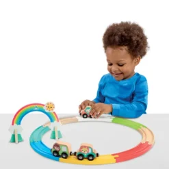 Early Learning Centre Wooden Animal Train Set