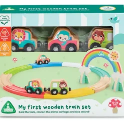 Early Learning Centre Wooden Animal Train Set