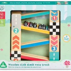 Early Learning Centre Wooden Click Clack Race Track