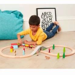 Early Learning Centre Wooden Little Town Train Set