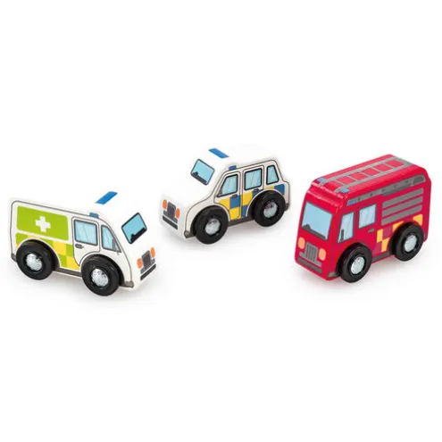 Early Learning Centre Wooden Emergency Vehicles