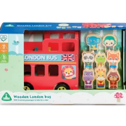 Early Learning Centre Wooden London Bus Playset
