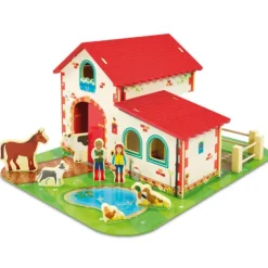 Early Learning Centre Wooden Farm Playset