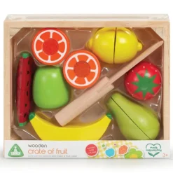 Early Learning Centre Wooden Cut and Play Fruit Playset