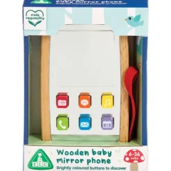 Early Learning Centre Wooden Baby Mirror Phone