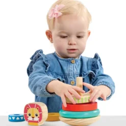 Early Learning Centre Wooden Stacking Rings