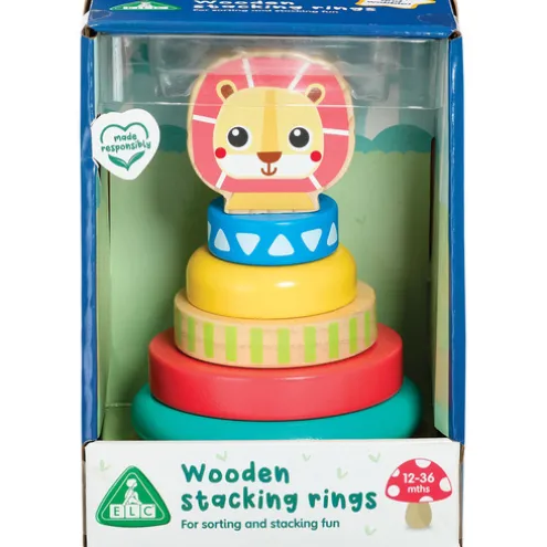 Early Learning Centre Wooden Stacking Rings