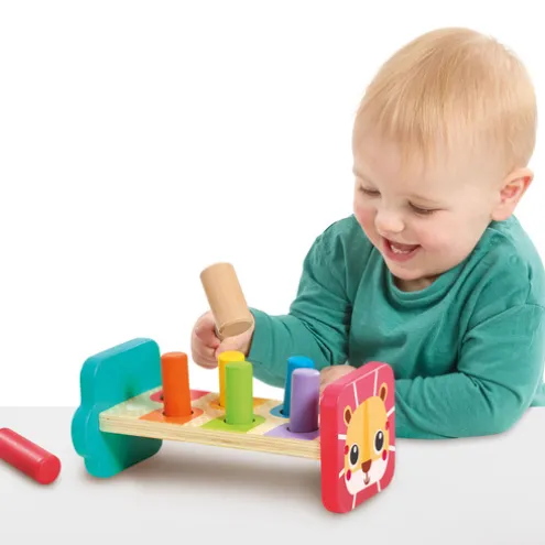 Early Learning Centre Wooden Hammer Bench Activity Toy