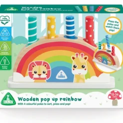 Early Learning Centre Wooden Pop Up Rainbow Activity Toy
