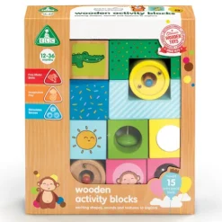 Early Learning Centre Wooden Activity Blocks