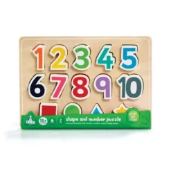 Early Learning Centre Wooden Shape and Number Puzzle