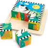 Early Learning Centre Wooden Puzzle Cubes and Tray