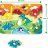 Early Learning Centre Wooden Dinosaur Peg Puzzle 7 Pieces