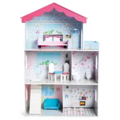 Early Learning Centre Wooden Sparkle Lights Mansion Dolls House
