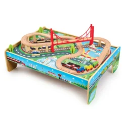 Early Learning Centre Wooden Little Town Train Table
