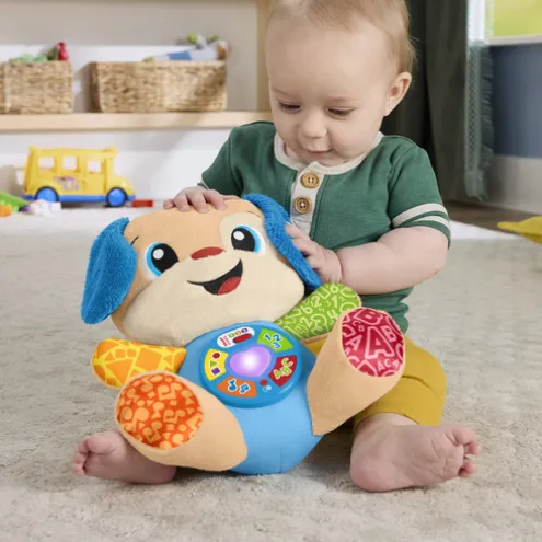 Fisher-Price Laugh & Learn Blue Smart Stages Puppy Learning Toy