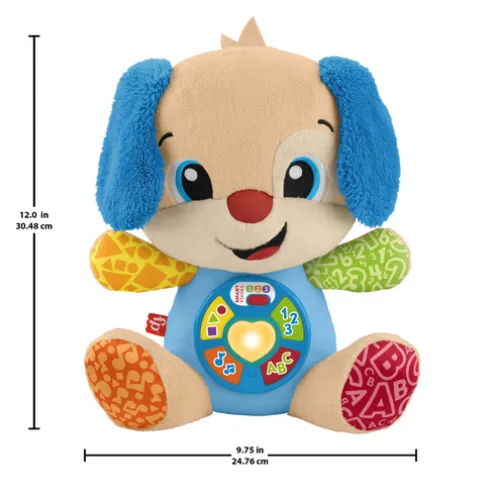Fisher-Price Laugh & Learn Blue Smart Stages Puppy Learning Toy