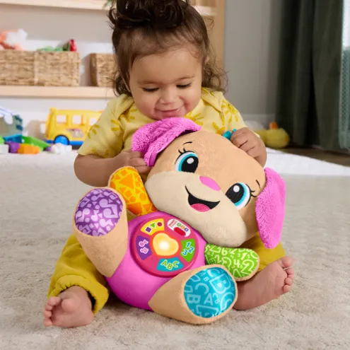 Fisher-Price Laugh & Learn Pink Smart Stages Puppy Learning Toy