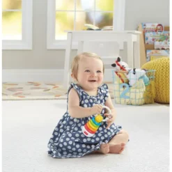 Fisher-Price Newborn Classics Rattle and Sensory Toy 2 Pack