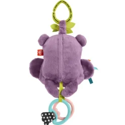 Fisher-Price Sing & Go Purple Monkey Clip-On Sensory Pram Toy