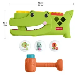 Fisher-Price Sit And Tap Rolligator Activity Toy