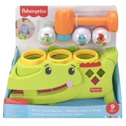 Fisher-Price Sit And Tap Rolligator Activity Toy