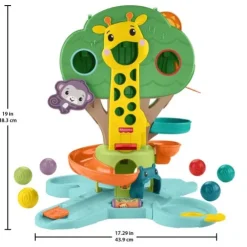 Fisher-Price Sit-To-Stand Jungle Tree Activity Toy