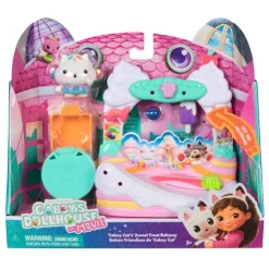 Gabby's Dollhouse Cakey Cat's Sweet Treat Balcony Playset The Movie