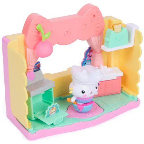 Gabby's Dollhouse Cakey's Sprinkle Cake-tastic Kitchen Playset The Movie