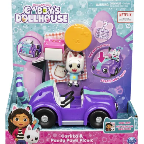 Gabby's Dollhouse Carlita and Pandy Paws Picnic Playset