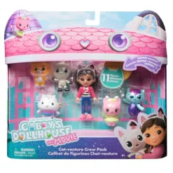 Gabby's Dollhouse Cat-venture Crew 6 Figure Pack The Movie